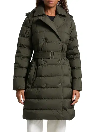 Burberry Women's Kent Quilted Puffer Coat - Shale | Thumbnail 3 Burberry Women's Kent Quilted Puffer Coat - Shale | Thumbnail 3