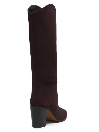 Schutz Women's Maryana 8MM Suede Knee-High Boots - Dark Chocolate | Thumbnail 3