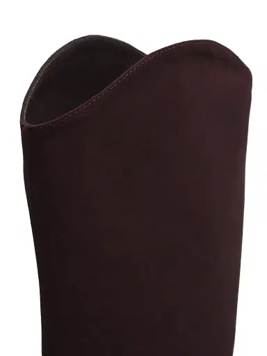 Schutz Women's Maryana 8MM Suede Knee-High Boots - Dark Chocolate | Thumbnail 6