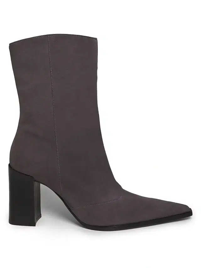 Schutz Women's Raffaela 85MM Suede Boots - Grey Suede