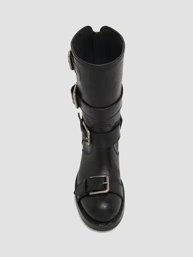 Dolce & Gabbana Women's Buckle-Detail Leather Moto Boots - Nero - Size 6 | Thumbnail 4 Dolce & Gabbana Women's Buckle-Detail Leather Moto Boots - Nero - Size 6 | Thumbnail 4