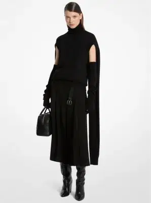 Michael Kors Collection Cashmere Cape Turtleneck Sweater | Thumbnail 3