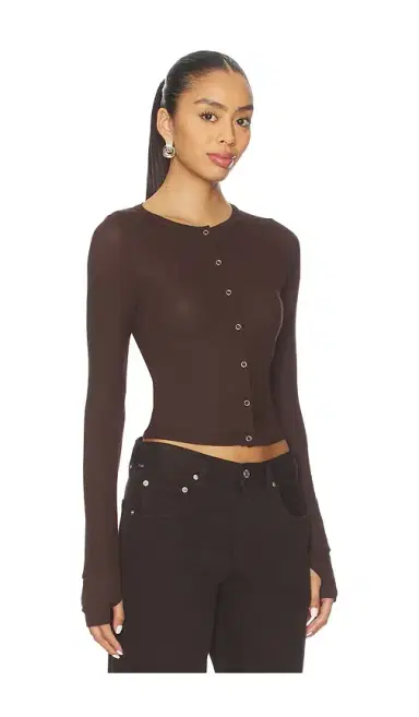 Michael Lauren Vesca Snap Front Tee | Thumbnail 2 Michael Lauren Vesca Snap Front Tee | Thumbnail 2
