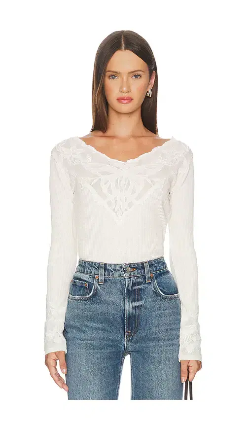 Free People Butterfly Cuff Top