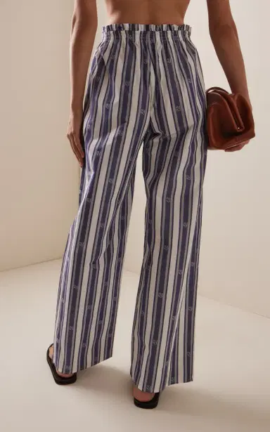 YAITTE Janeiro Jacquard-Striped Cotton Trousers - Stripe | Thumbnail 8 YAITTE Janeiro Jacquard-Striped Cotton Trousers - Stripe | Thumbnail 8