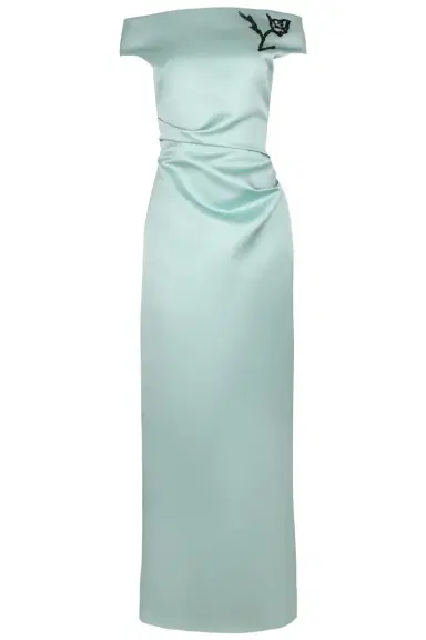 Erdem Short Sleeve Gown | Thumbnail 1