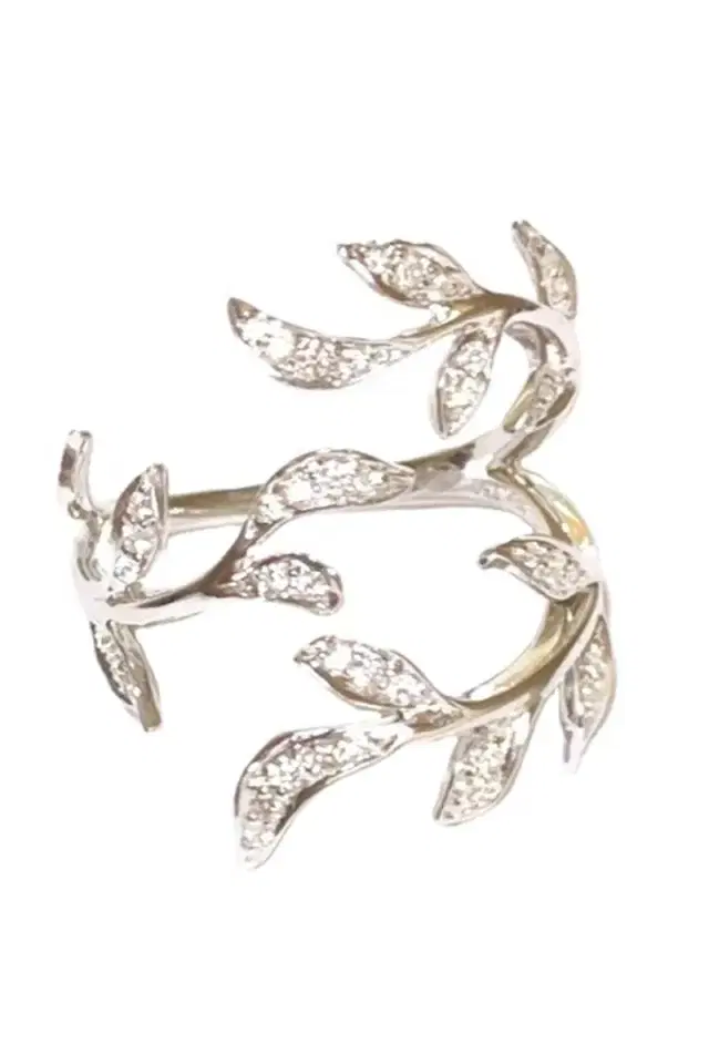STEFERE White Diamond Garden Bloom Ring