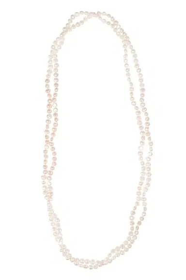 BAGGINS White Pearl Freshwater Baroque Necklace - 54in | Thumbnail 1 BAGGINS White Pearl Freshwater Baroque Necklace - 54in | Thumbnail 1
