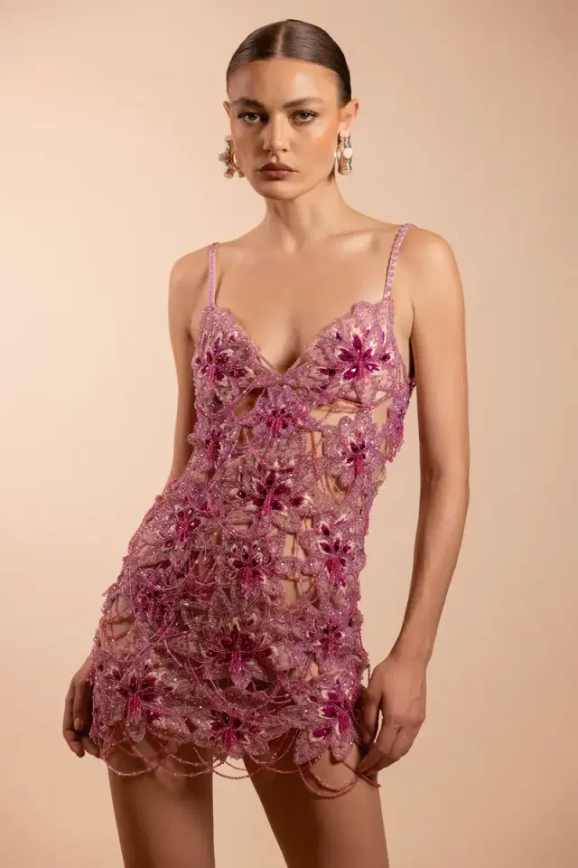 PatBo AMELIA EMBROIDERY MINI DRESS (RUNWAY)