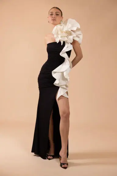 PatBo CECILIA TAFETA MAXI DRESS (RUNWAY) | Thumbnail 3 PatBo CECILIA TAFETA MAXI DRESS (RUNWAY) | Thumbnail 3