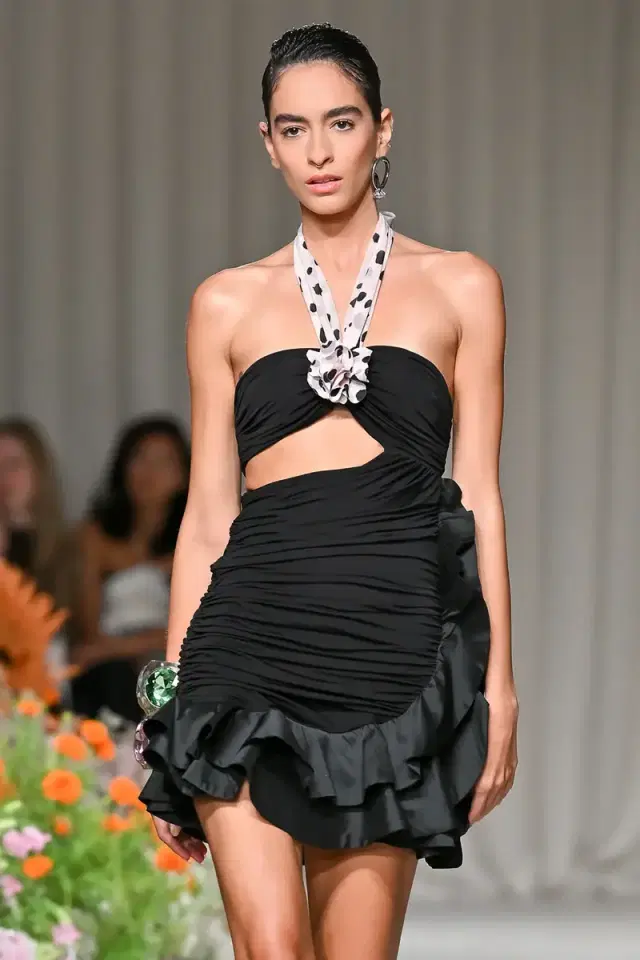 PatBo CECILIA TAFETA MINI DRESS (RUNWAY)