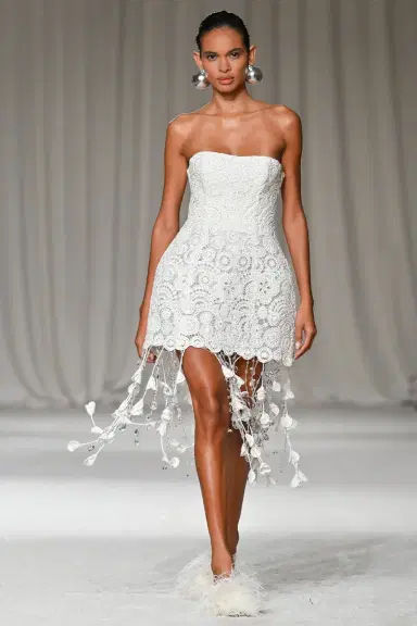 PatBo GAL EMBROIDERY FRINGE MINI DRESS (RUNWAY) | Thumbnail 1 PatBo GAL EMBROIDERY FRINGE MINI DRESS (RUNWAY) | Thumbnail 1
