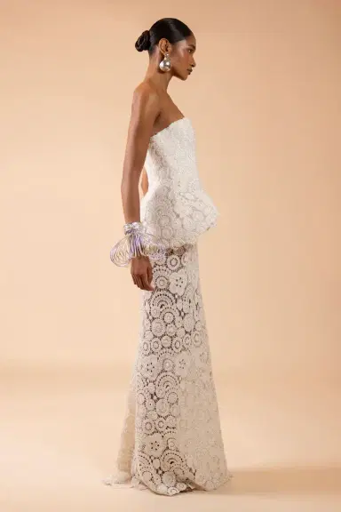 PatBo GAL EMBROIDERY PEPLUM MAXI DRESS (RUNWAY) | Thumbnail 4 PatBo GAL EMBROIDERY PEPLUM MAXI DRESS (RUNWAY) | Thumbnail 4