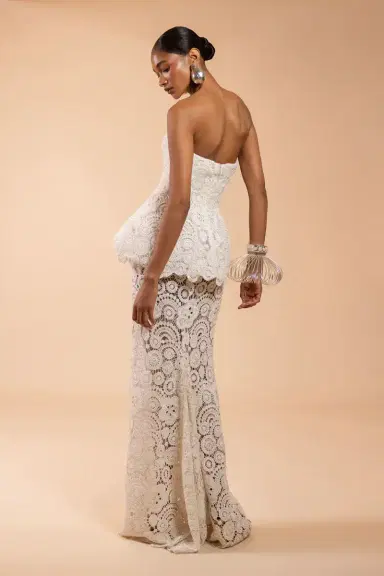 PatBo GAL EMBROIDERY PEPLUM MAXI DRESS (RUNWAY) | Thumbnail 5 PatBo GAL EMBROIDERY PEPLUM MAXI DRESS (RUNWAY) | Thumbnail 5