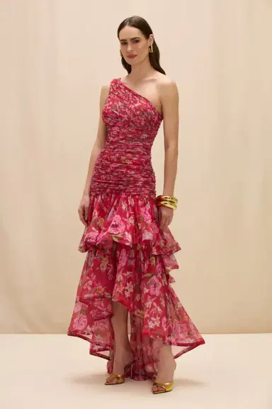 PatBo PEONY ASYMMETRICAL MAXI DRESS (RUNWAY) | Thumbnail 3