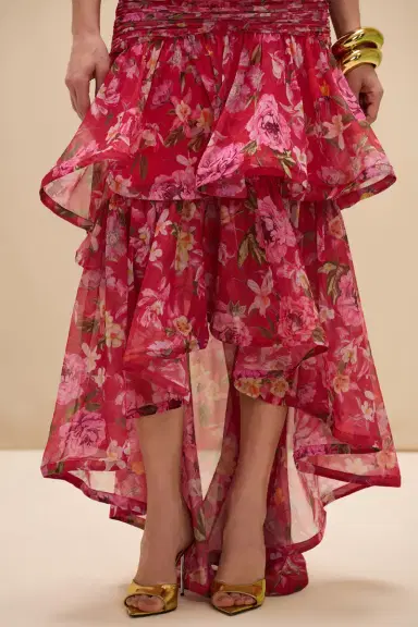 PatBo PEONY ASYMMETRICAL MAXI DRESS (RUNWAY) | Thumbnail 5