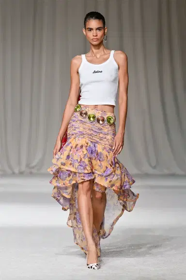 PatBo PEONY DOTS ASYMMETRICAL MIDI SKIRT (RUNWAY) | Thumbnail 5 PatBo PEONY DOTS ASYMMETRICAL MIDI SKIRT (RUNWAY) | Thumbnail 5