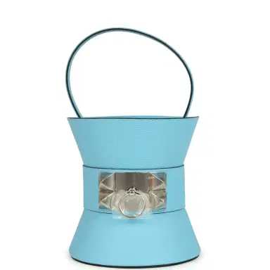 HERMÈS Hermes Mini Medor Bag Celeste Epsom Palladium Hardware | Thumbnail 1