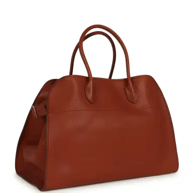 The Row The Row Soft Margaux 15 Acero Leather Silver Hardware | Thumbnail 2 The Row The Row Soft Margaux 15 Acero Leather Silver Hardware | Thumbnail 2