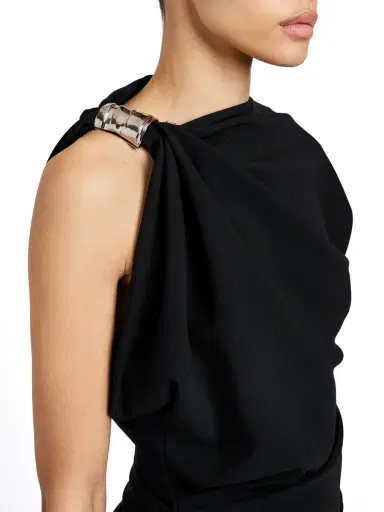 Proenza Schouler Malika Matte Double Crepe Top | Thumbnail 5
