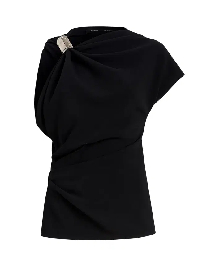 Malika Matte Double Crepe Top