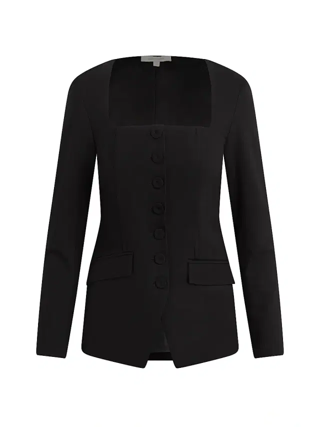 Favorite Daughter Women's The Penelope Square-Neck Top - Black
