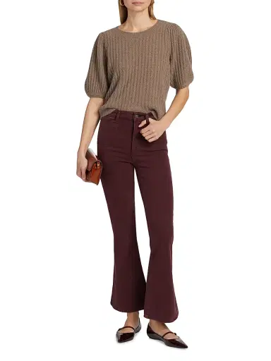 PAIGE Women's Marlow High-Rise Boot-Cut Jeans | Thumbnail 2