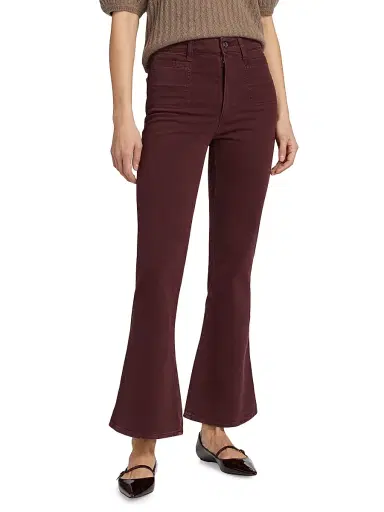 PAIGE Women's Marlow High-Rise Boot-Cut Jeans | Thumbnail 3
