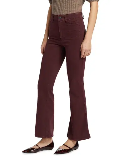 PAIGE Women's Marlow High-Rise Boot-Cut Jeans | Thumbnail 4