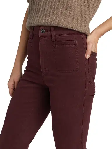PAIGE Women's Marlow High-Rise Boot-Cut Jeans | Thumbnail 6