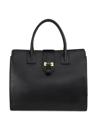 Nili Lotan Women's Lou Leather Top Handle Bag - Black | Thumbnail 1