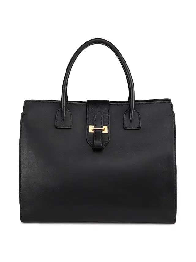 Nili Lotan Women's Lou Leather Top Handle Bag - Black