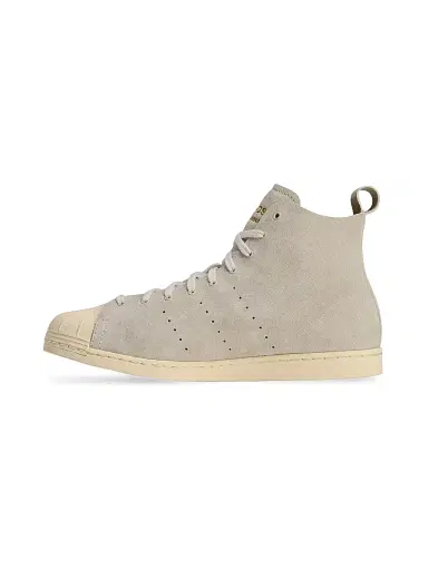 Adidas Men's x Wales Bonner Superstar Hi Suede Sneakers - Cream White - Size 7 | Thumbnail 4 Adidas Men's x Wales Bonner Superstar Hi Suede Sneakers - Cream White - Size 7 | Thumbnail 4