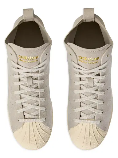 Adidas Men's x Wales Bonner Superstar Hi Suede Sneakers - Cream White - Size 7 | Thumbnail 5 Adidas Men's x Wales Bonner Superstar Hi Suede Sneakers - Cream White - Size 7 | Thumbnail 5