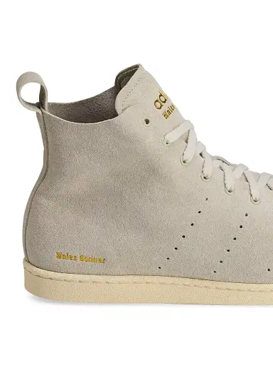 Adidas Men's x Wales Bonner Superstar Hi Suede Sneakers - Cream White - Size 7 | Thumbnail 8 Adidas Men's x Wales Bonner Superstar Hi Suede Sneakers - Cream White - Size 7 | Thumbnail 8