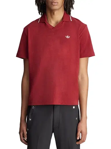 Adidas Men's x Wales Bonner Terry Polo | Thumbnail 3 Adidas Men's x Wales Bonner Terry Polo | Thumbnail 3