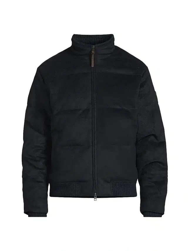 Polo Ralph Lauren Men's Brushed Wool-Blend Down Jacket - Collection Navy