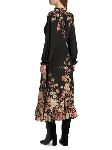 Sea Women's Jolie Floral Print Midi-Dress | Thumbnail 5 Sea Women's Jolie Floral Print Midi-Dress | Thumbnail 5