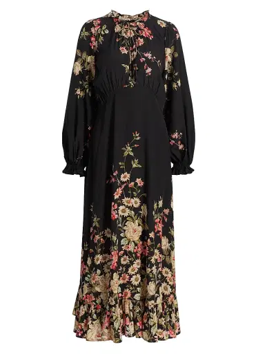 Sea Women's Jolie Floral Print Midi-Dress | Thumbnail 1 Sea Women's Jolie Floral Print Midi-Dress | Thumbnail 1