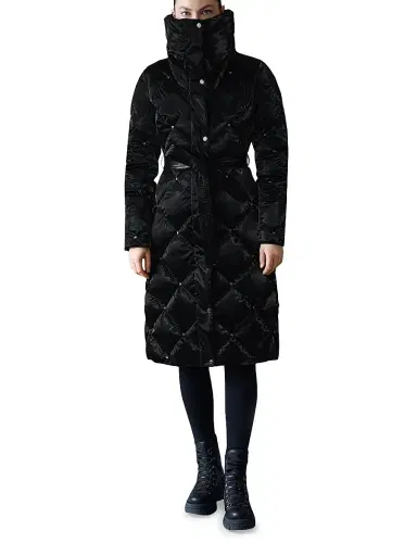 Mackage Women's Izumi-Glo Rhinestone High-Gloss Quilted Coat - Black | Thumbnail 2 Mackage Women's Izumi-Glo Rhinestone High-Gloss Quilted Coat - Black | Thumbnail 2