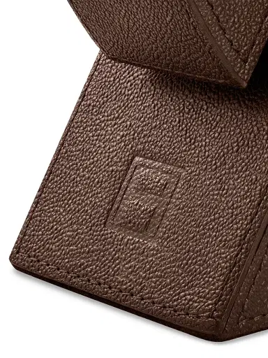 ASSOULINE Library Cubist Leather Bookends - Brown | Thumbnail 6