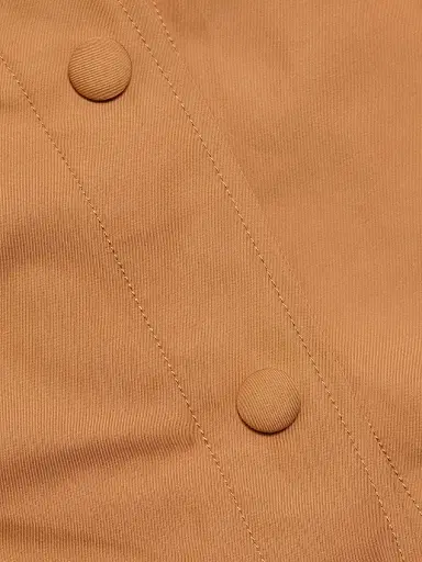 Ba&sh Women's Icon Cotton-Blend Jacket - Camel - Size Medium | Thumbnail 7 Ba&sh Women's Icon Cotton-Blend Jacket - Camel - Size Medium | Thumbnail 7