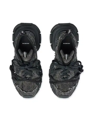 Balenciaga Men's 3XL Sneakers - Black - Size 13 | Thumbnail 6