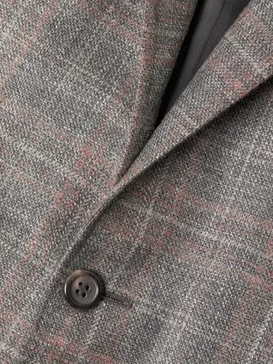 Canali Men's Kei Regular-Fit Wool Sport Coat - Light Grey | Thumbnail 7 Canali Men's Kei Regular-Fit Wool Sport Coat - Light Grey | Thumbnail 7