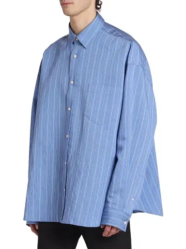 Acne Studios Men's Soffia Striped Shirt | Thumbnail 4 Acne Studios Men's Soffia Striped Shirt | Thumbnail 4