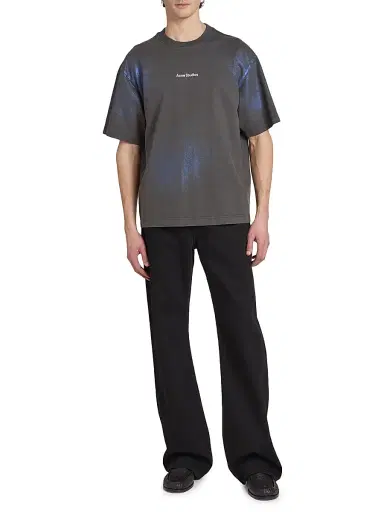Acne Studios Men's Straight-Leg Jeans - Black - Size 36 | Thumbnail 2