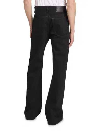 Acne Studios Men's Straight-Leg Jeans - Black - Size 36 | Thumbnail 5