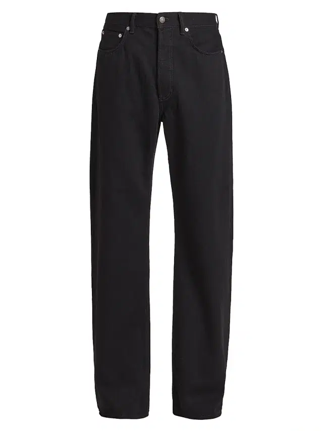 Men's Straight-Leg Jeans - Black