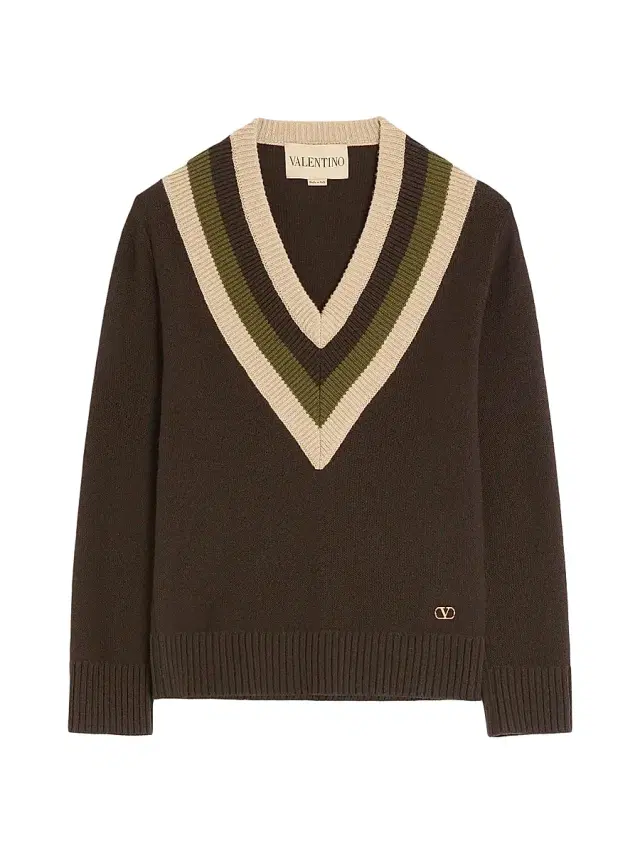 Valentino Garavani Women's Wool Sweater - Dark Fudge Beige