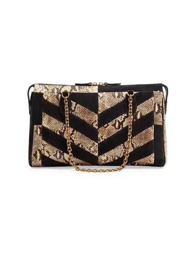 Valentino Garavani Women's Panthea Shoulder Bag with Chevron Motif | Thumbnail 6 Valentino Garavani Women's Panthea Shoulder Bag with Chevron Motif | Thumbnail 6